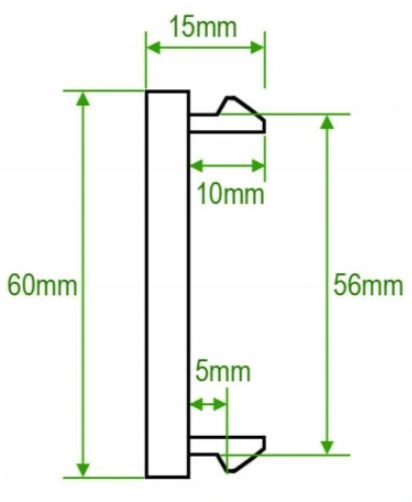 TAPA SEAT CON 60 MM SEAT CUPRA TAPACUBOS ZNACZKI 60MM/56MM 