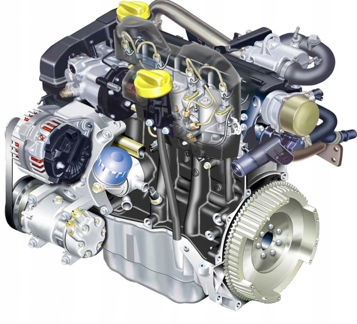 ENGINE 1.5 DCI RENAULT MEGANE II SCENIC II FRONT 