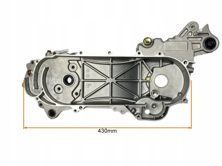 CARTER MOTEUR GAUCHE CHÂSSIS ARBRE GAUCHE ROUES 12 ÉTRIERS 4T GY6 43CM AVEC LOZYSKAM