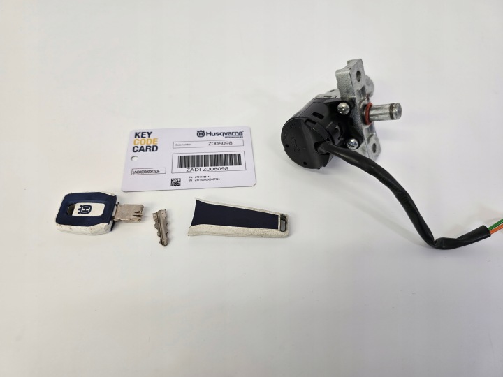 HUSQVARNA 701 SM 701 CONTACTEUR D'ALLUMAGE CLÉ KEY CODE CARD