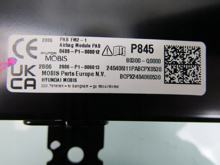 HYUNDAI BAYON 24R COUSSIN AIRBAG PASSAGER 80300-Q0000 80300Q0000