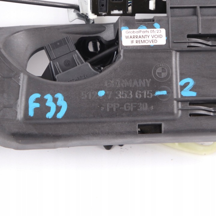 BMW 4 F32 F33 2016 SERRURE TOITS PLIABLE