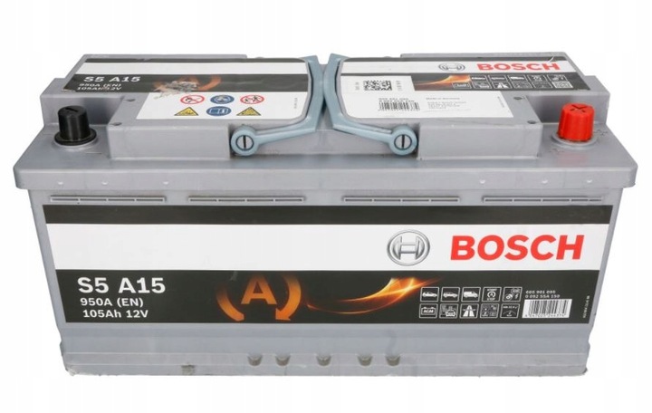 ACCUMULATEUR 105AH 950A SILVER S5 AGM P+ ACCUMULATEUR BOSCH 0 092 S5A 150 photo 12 - milautoparts-fr.ukrlive.com