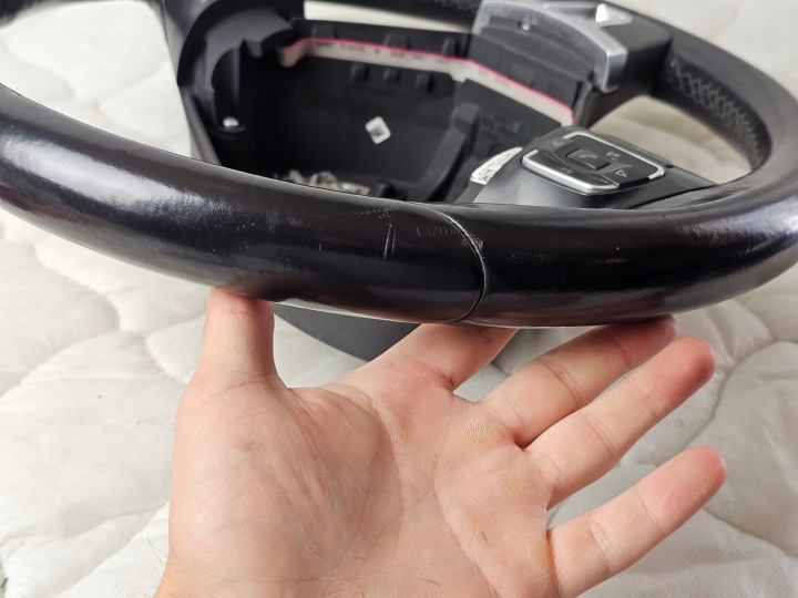 VOLANT MULTIFONCTION CUIR VW AMAROK TRANSPORTER T6 7E0419091L