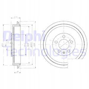 BEBEN DE FRENADO DELPHI BF406 