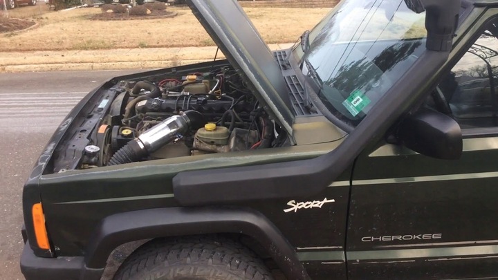 JEEP CHEROKEE XJ (BENZYNA) SNORKEL LLDPE | TOMADOR AIRE SNAKEMAN 4WD 