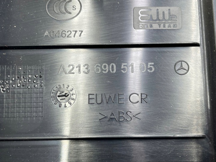 MERCEDES-BENZ E W213 2019 PROTECTION COURROIE COUVERCLES DE COFFRE