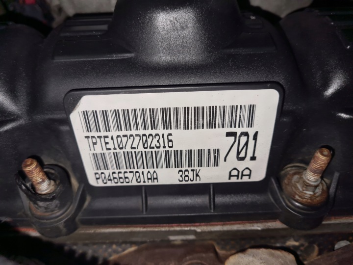 MOTEUR JEEP WRANGLER JK 3.8 COMPLET ASSEMBLAGE