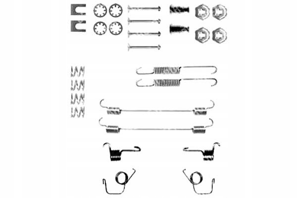 KIT MONTAGE PLAQUETTES FREINS CITROEN AX