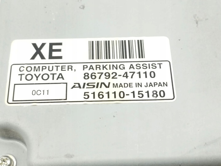 TOYOTA PRIUS (XW30) 2011 CONTRÔLEUR MODULE STATIONNEMENT PDC