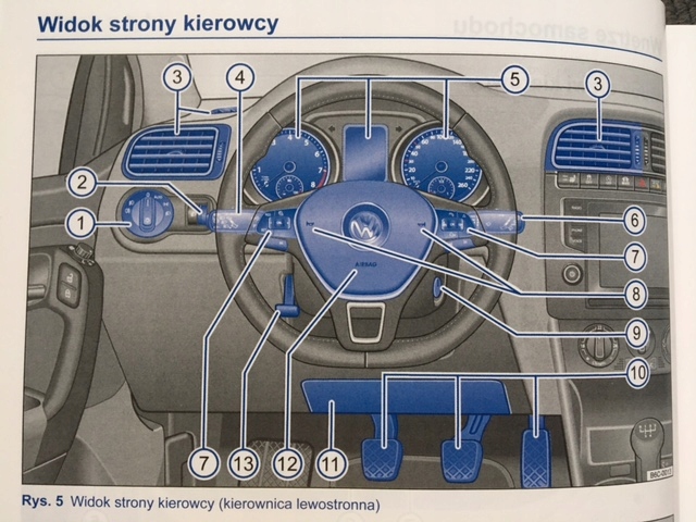 VW POLO POLSKA MANUAL KOLOROWA ORIGINAL 2014- 