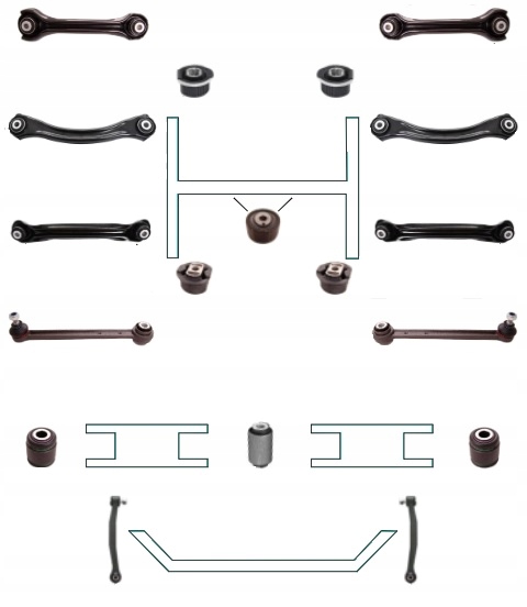 BRAS DE SUSPENSION MERCEDES