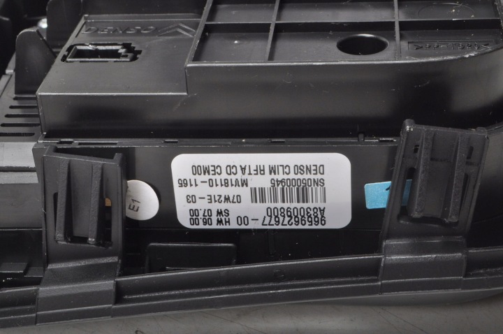 CITROEN C4 PICASSO I PANNEAU COMMUTATEUR CLIMATISATION 96541118ZD 9659627677