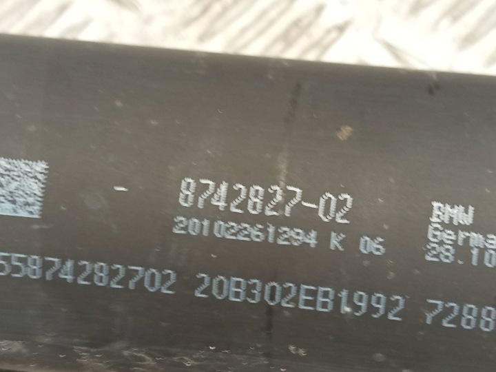 BMW OE 8742827 3' G20 G21 4' G22 G23 G26 ARBRE DE TRANSMISSION
