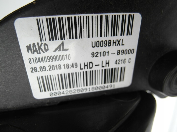 HYUNDAI I10 II PHARE AVANT GAUCHE 92101-B9000 NR72