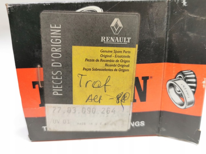 ROULEMENT ROUES ARRIÈRE TIMKEN RENAULT TRAFIC 18 7703090264