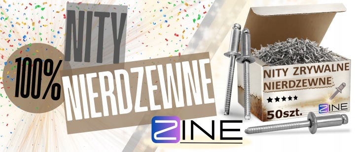 NITY RIVETS EN ACIER INOXYDABLE 5X10 MM A2/A2 INOX ACIER KIT 50 PIÈCES ZINE