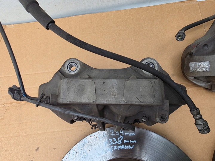 ÉTRIERS FREINS AVANT AUDI Q5 80A FY II 338 338MM DISQUES ENSEMBLE