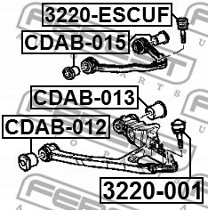 8/5000 PERNA PALANCA PARTE DELANTERA CHEVROLET SUBURBAN 5.3 6.0 