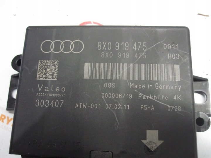 AUDI A1 I 8X MODULE STATIONNEMENT PDC 8X0919475