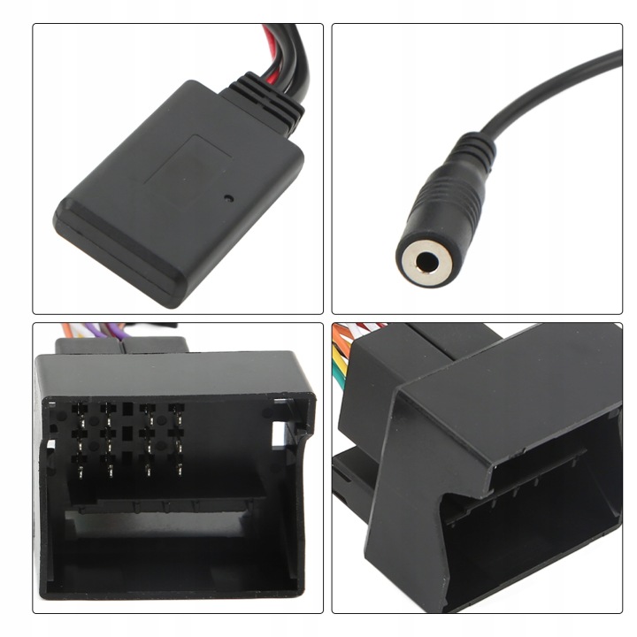 ADAPTATEUR ENTRÉE AUDIO AUX BLUETOOTH 5.0 FIL MICROPHONE VERS RNS310 RNS315