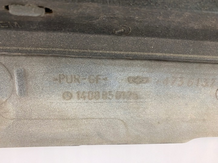 PARE-CHOCS ARRIÈRE ARRIÈRE MERCEDES W140 ORIGINAL JEU CHROME 1408850125