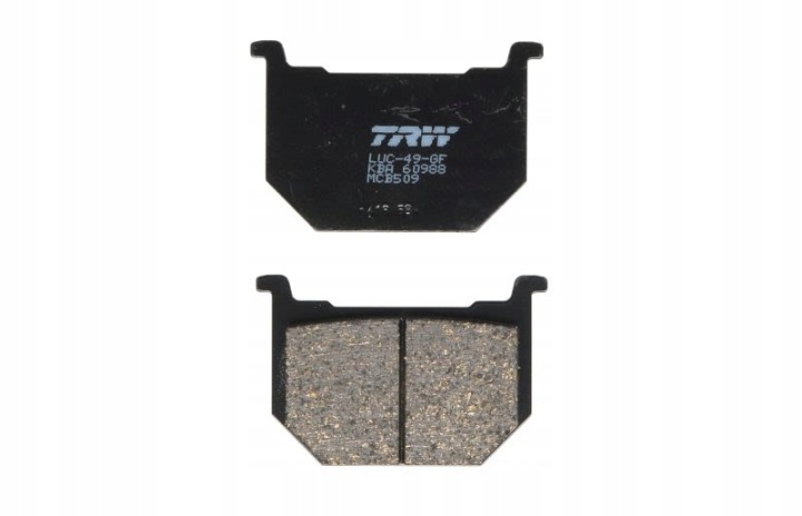 TRW MCB509 KIT PLAQUETTES FREINS FREINS DISQUE