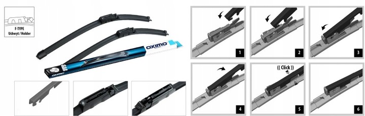 ESCOBILLAS PARTE DELANTERA OXIMO SEAT IBIZA (6K1) 06-09R. 