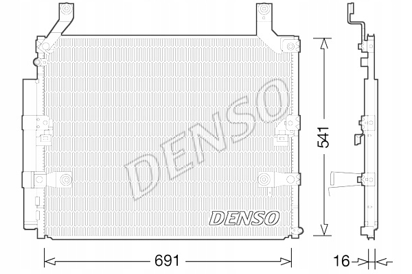 DENSO CONDENSADOR DE ACONDICIONADOR LEXUS LX 4.7 05.98-03.08 