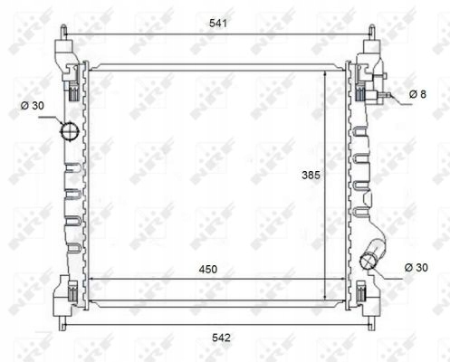 RADIATEUR CHEVROLET SPARK -AC 10-