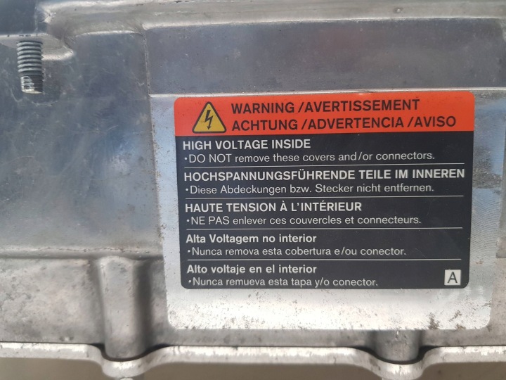 NISSAN LEAF II ZE1 2022 EM57 FALOWNIK KONWENTER MODULE LADOWANIA 292C06WK2A