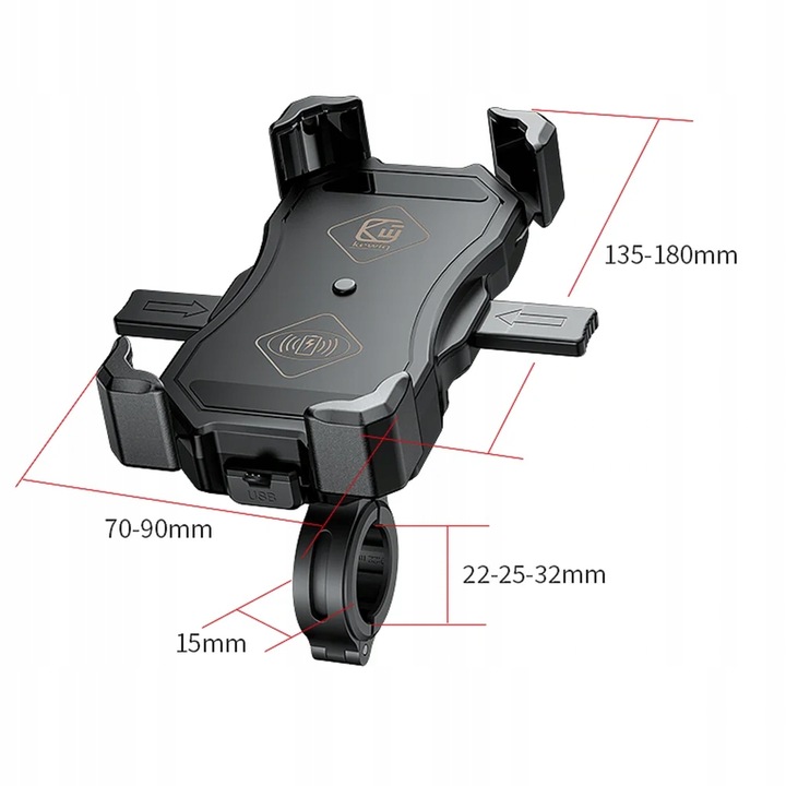 STYL LADOWANIA USB SOPORTE PARA MOTOCICLETA Z INALÁMBRICO 