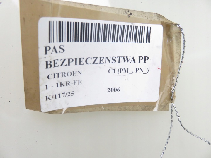 COURROIE DROIT AVANT CITROEN C1 (PM_, PN_) L153004