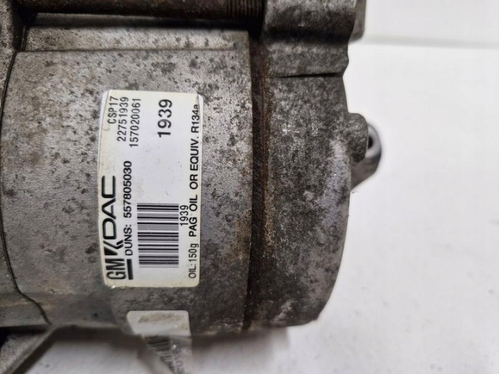 OPEL INSIGNIA A 1.8 B COMPRESSEUR DE CLIMATISATION CLIMATISATION 22751939