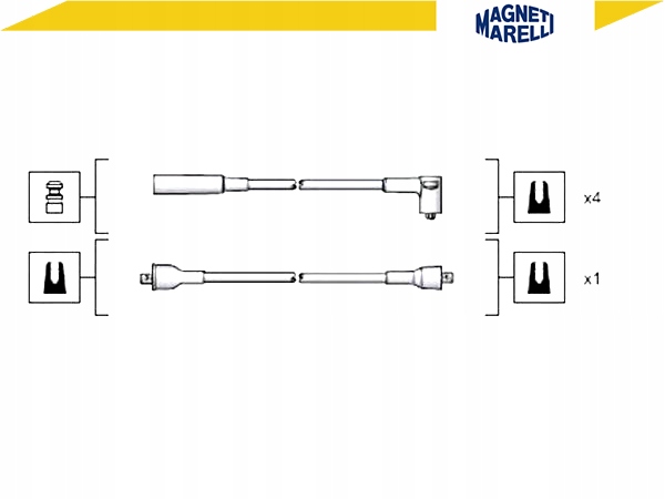 CONDUITES DE DÉRIVATION ALLUMAGE MAGNETI MARELLI MSK1023