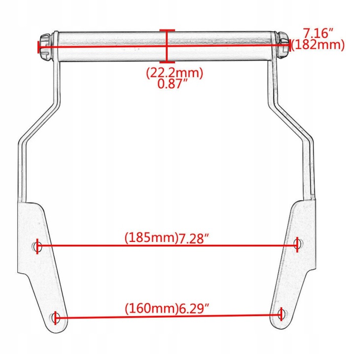 MOTOCYCLETTE NAVIGATION SUPPORT TÉLÉPHONE GPS VERS HONDA NC750X NC700X