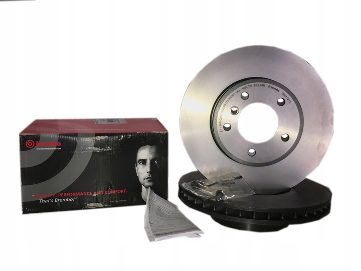 DISCOS DE FRENADO PARTE DELANTERA BREMBO 09.9619.75 09961975 