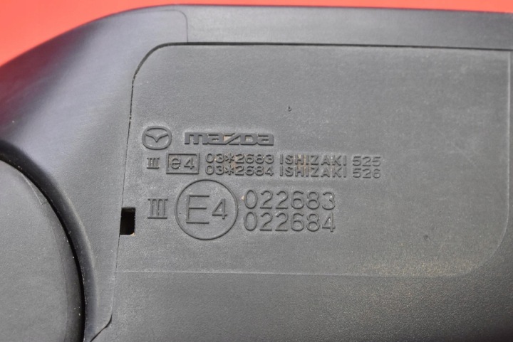 RÉTROVISEUR DROIT 38P EUROPE 022683 MAZDA 2 II DE 07-10 6 GOUPILLE