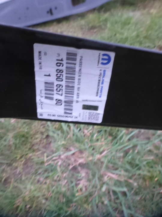 PROACE JUMPY VIVARO EXPERT AILE DROIT ARRIÈRE ARRIÈRE NEUF ORIGINAL