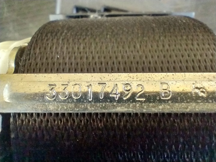 BMW 5 F10 F11 CEINTURE DE SÉCURITÉ DROIT ARRIÈRE ARRIÈRE 33061262B