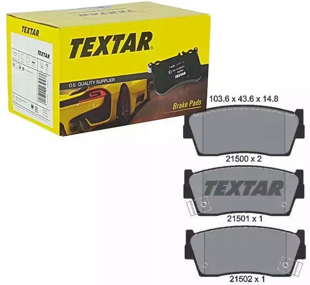 TEXTAR SABOTS DE FREIN DE FREIN AVANT 2150001 photo 1 - milautoparts-fr.ukrlive.com