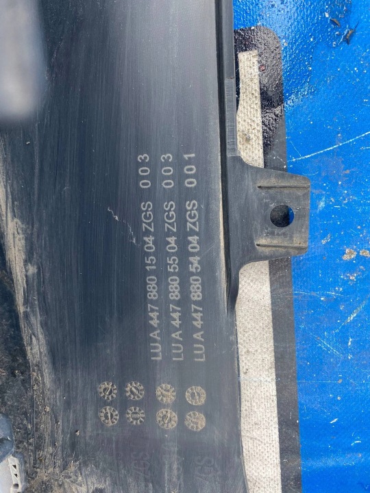 MERCEDES VITO 447 PARE-CHOCS ARRIÈRE 4478801504