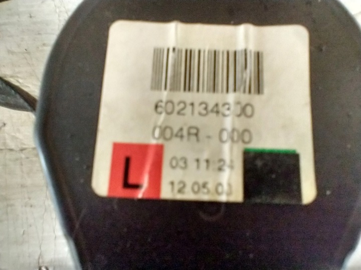 AUDI A3 8P II LIFT 3D CEINTURE DE SÉCURITÉ TENDEUR GAUCHE AVANT 602134300