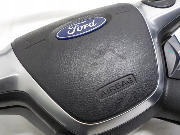FORD C-MAX II MK2 FOCUS III MK3 VOLANT CUIR AIRBAG COUSSIN CONDUCTEUR
