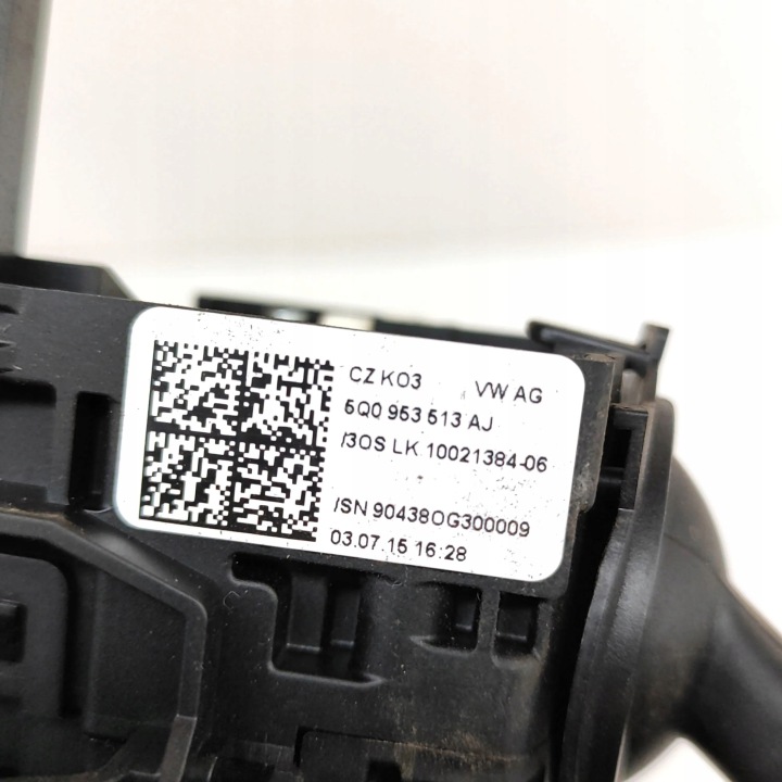 VOLKSWAGEN GOLF VII 2015 MANETTE COMMUTATEUR CLIGNOTANTS