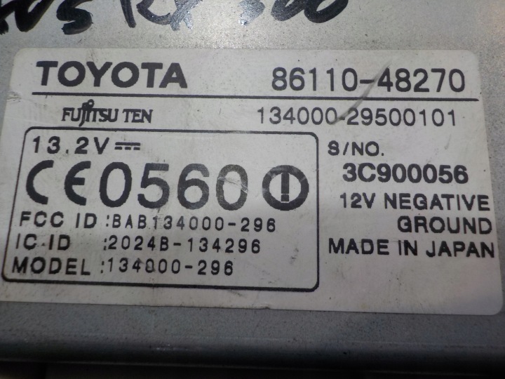 LEXUS RX300 II 3.0 B 04R MONITEUR 86110-48270 134000-29500101