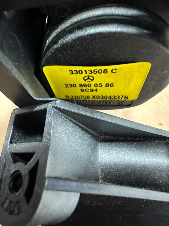 CEINTURE DE SÉCURITÉ GAUCHE ARRIÈRE ARRIÈRE MERCEDES SL R230, W230 NOIR LIFT