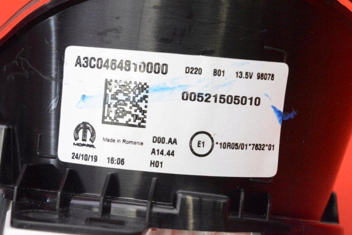 COMPTEUR TABLEAU DE BORD EUROPE A3C0464810000 FIAT TIPO 2 II 356 1.4 16V 95 KM 15-21