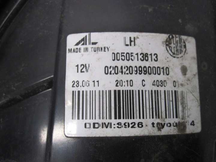 GIULIETTA 11R PHARE GAUCHE ARRIÈRE 0050513613