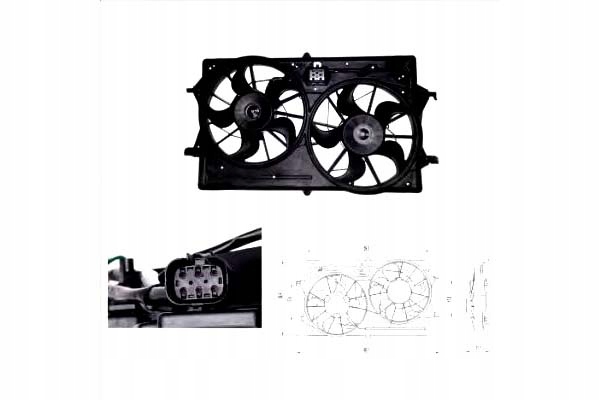 TYC TYC 810-0019 VENTILATEUR REFROIDISSEMENT MOTEUR